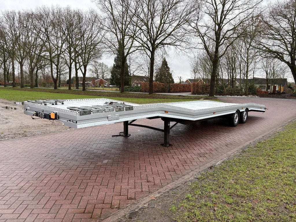 VELDHUIZEN Be oplegger ambulance auto transporter 5.5 TON, Auto's, Overige brandstoffen, Origineel Nederlands, Bedrijf, Zilver of Grijs
