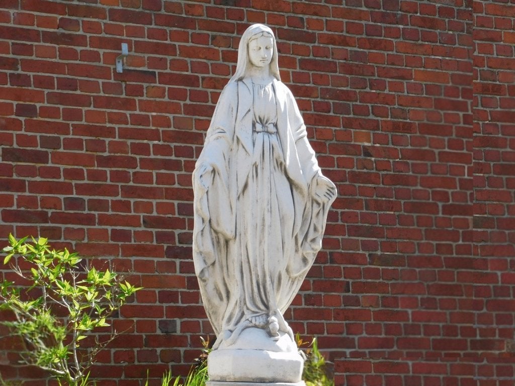 Maria Tuinbeeld - 90 cm - Steen, Tuin en Terras, Ophalen, Steen, ., .