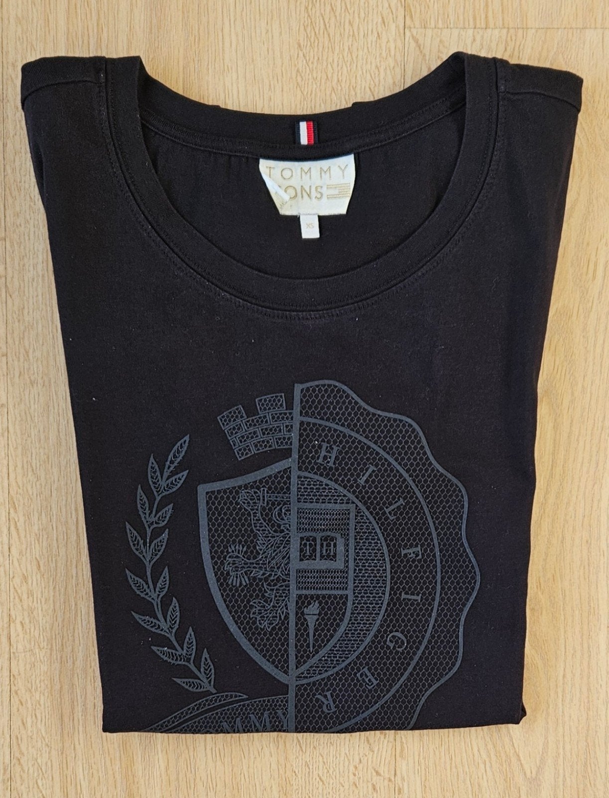 Tommy Hilfiger Donkerblauw Shirt Mt 176 (Nw), Jongen of Meisje, Nieuw, Ophalen of Verzenden, Tommy Hilfiger