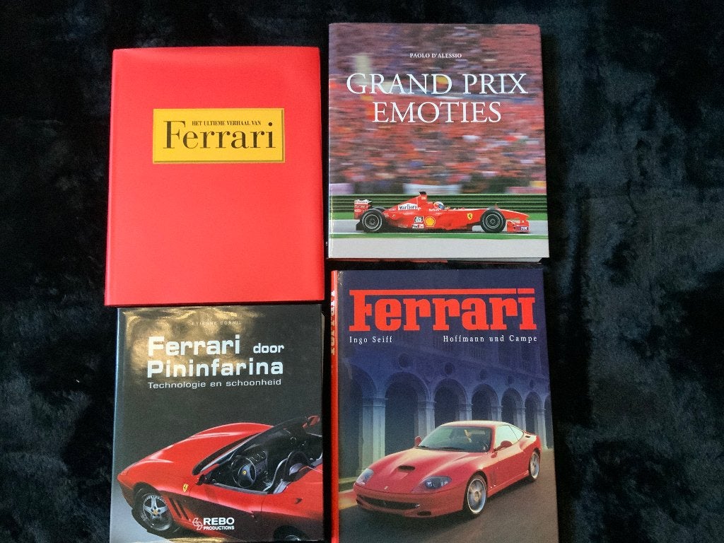 FERRARI Collectie boeken - nieuwstaat, Ophalen of Verzenden, Zo goed als nieuw, Auto's