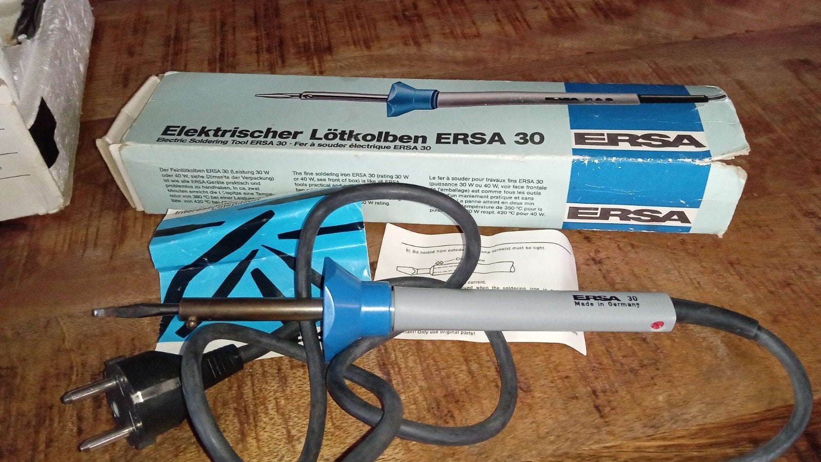 ERSA 30 Soldeerbout / Made in Germany (In originele doos ), Ophalen of Verzenden, Zo goed als nieuw