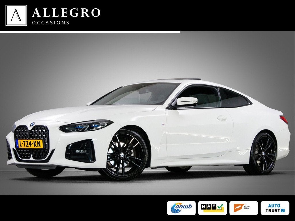BMW 4 serie Coupé 420i High Executive M-Sport (LASER-LED, P, Auto's, BMW, Automaat, 1998 cc, Achterwielaandrijving, Gebruikt