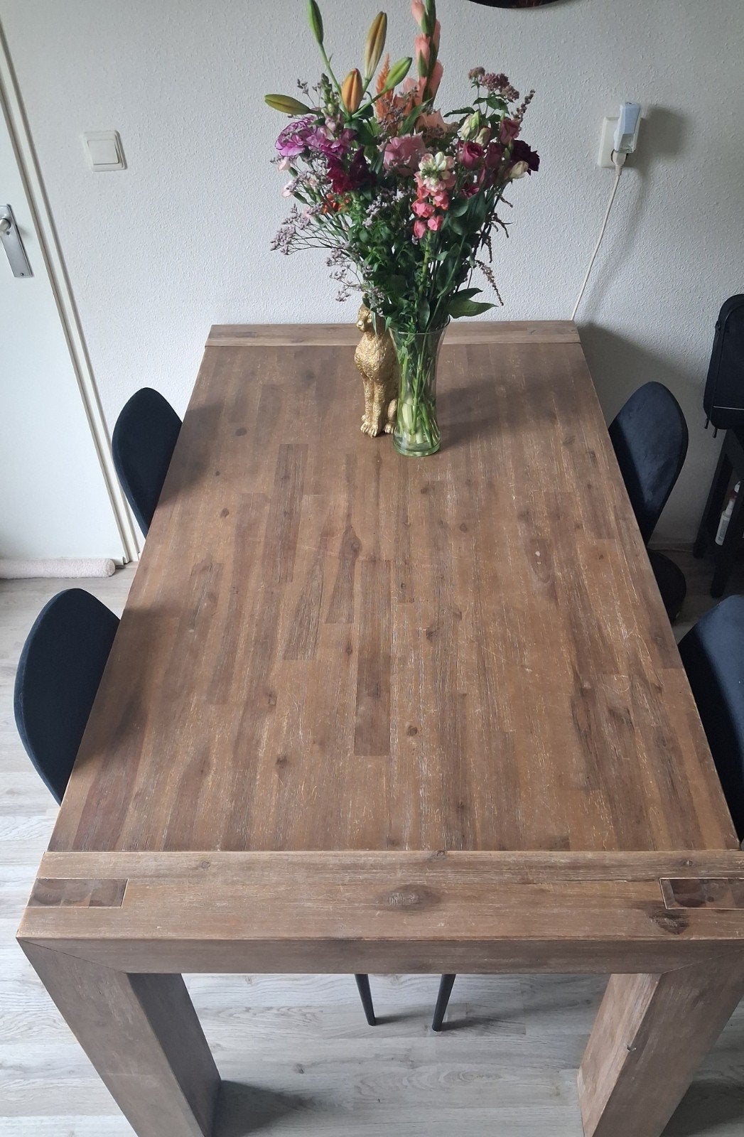 Eettafel, Huis en Inrichting, Tafels | Eettafels, Ophalen, Gebruikt, Hout