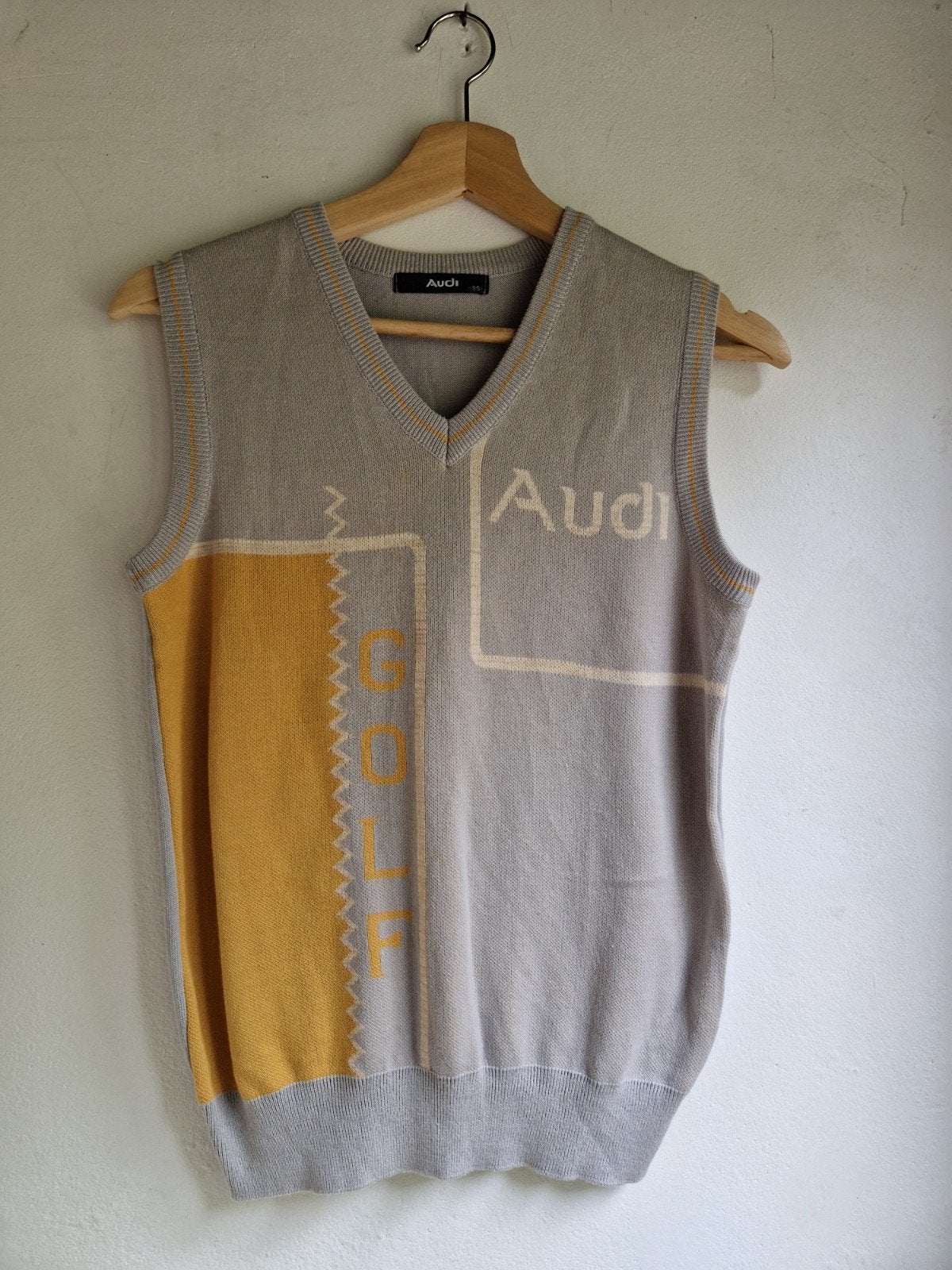 Audi Golf mouwloze trui - Maat 95 (M), Maat 48/50 (M), Ophalen of Verzenden, Audi, Grijs