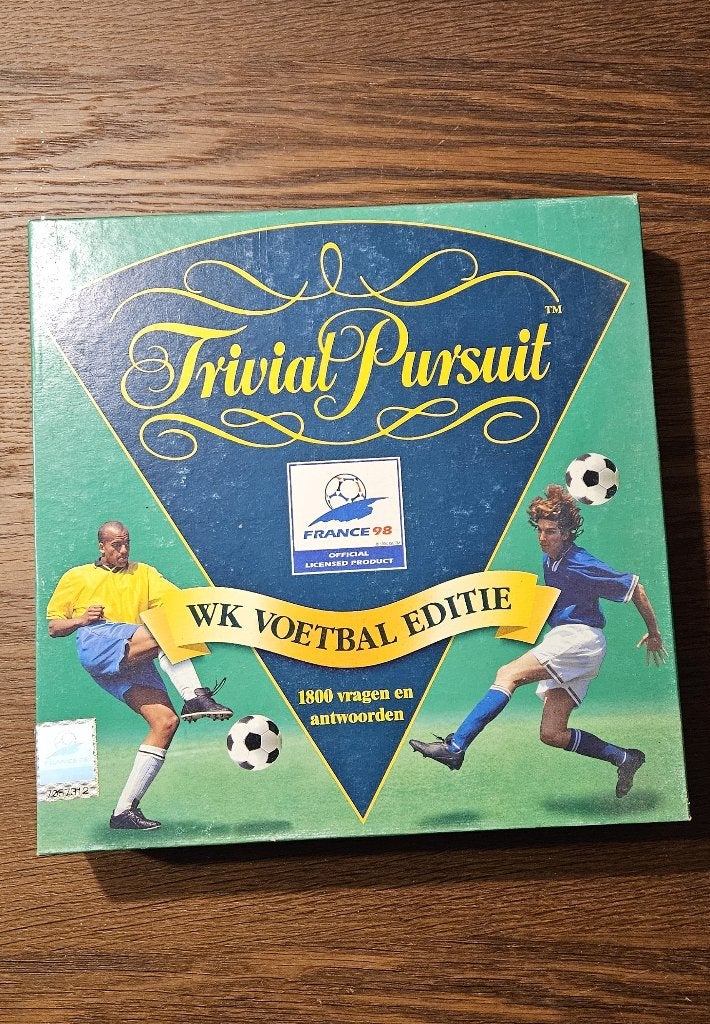 Trivial Pursuit WK voetbal Frankrijk 1998 editie, Hobby en Vrije tijd, Gezelschapsspellen | Bordspellen, Ophalen of Verzenden