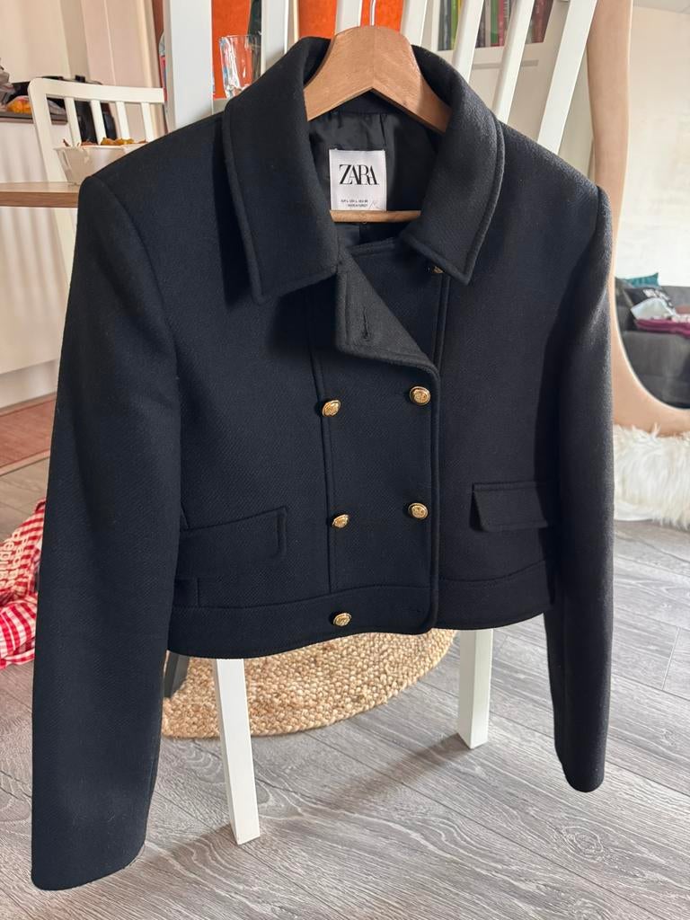 Zara jackets, Zwart, Maat 42/44 (L), Nieuw, Ophalen of Verzenden