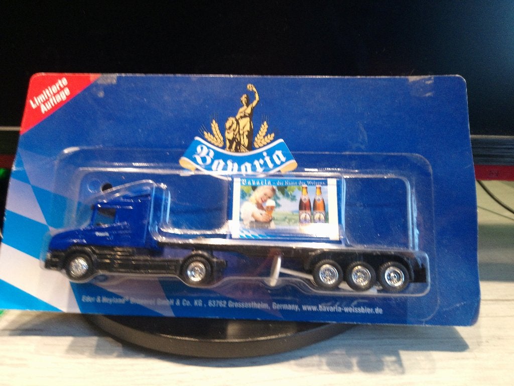 Grell Bavaria Weissbier Scania Torpedo Blue 1:87, Ophalen of Verzenden, Nieuw, Bus of Vrachtwagen, Overige merken