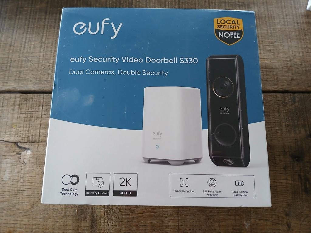 Eufy Security Video Doorbell S330 /E8213 Nieuw!, Ophalen of Verzenden, Nieuw, Buitencamera