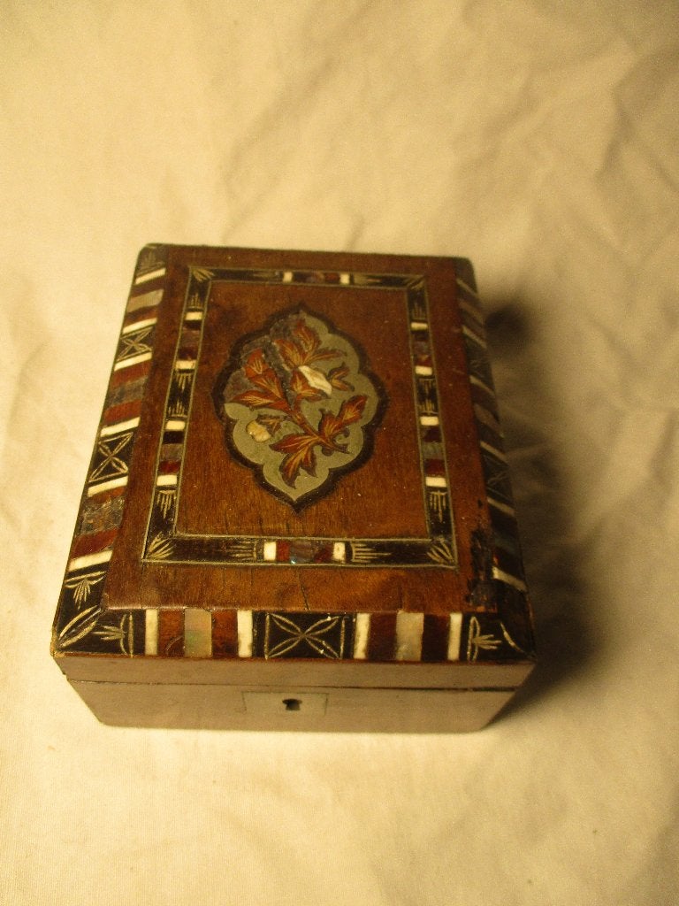 antiek doosje van hout, Ophalen of Verzenden