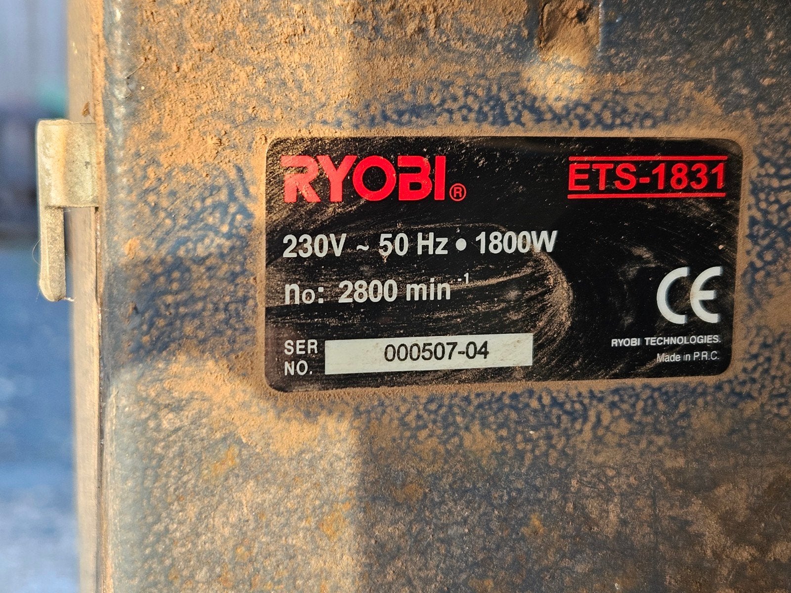 Ryobi ETS-1831 Zaagtafel - Krachtige 1800W Cirkelzaag, Gebruikt, Cirkelzaag, 70 mm of meer, Ophalen of Verzenden