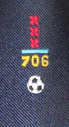 Amsterdam 706 Voetbaltoernooi 1981 stropdas blauw, Ophalen of Verzenden, Nieuw, Gebruiksvoorwerp