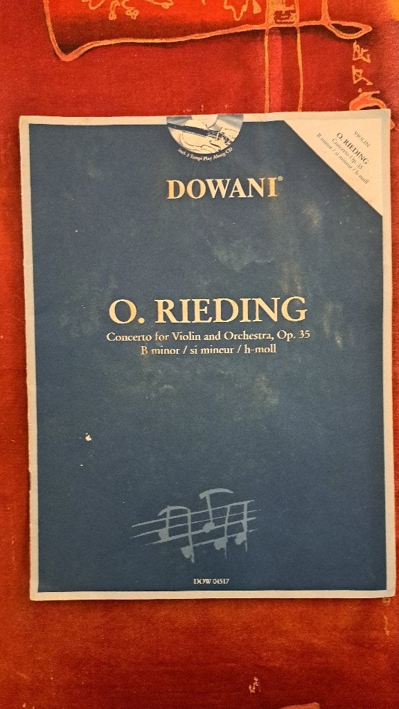 Bladmuziek O. Rieding, Klassiek, Ophalen of Verzenden, Zo goed als nieuw, Viool of Altviool