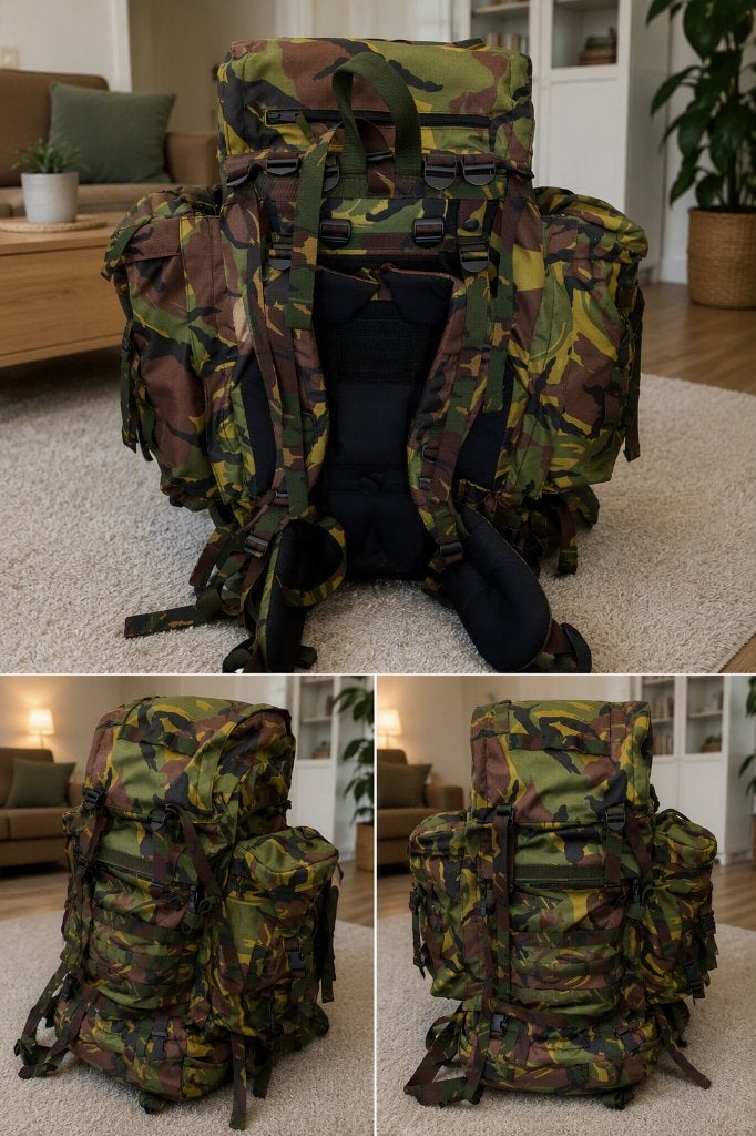 Saracen Woodland 120ltr Landmacht NL Rugzak, Ophalen of Verzenden, Zo goed als nieuw, Rugzak