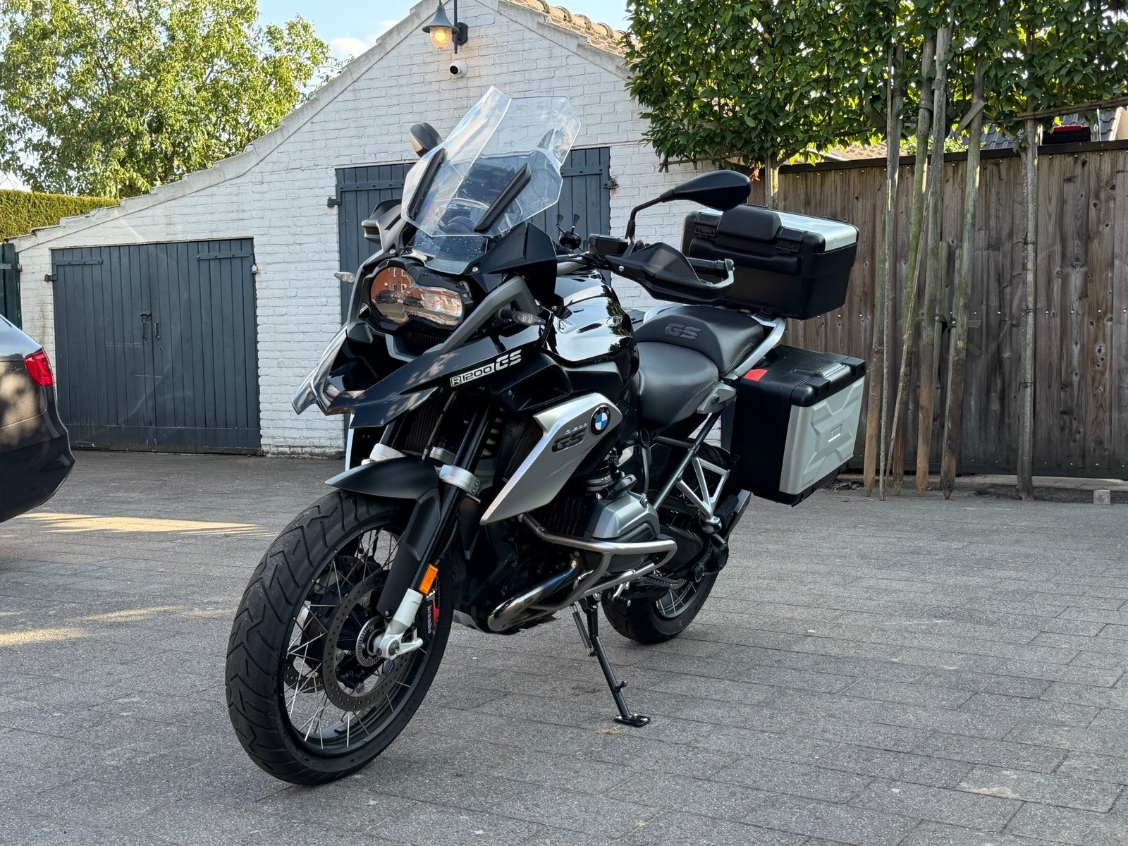 BMW R 1200 GS Triple Black | 2017 | Full Option, Motoren, 2 cilinders, Meer dan 35 kW, Handgeschakeld, Handvatverwarming