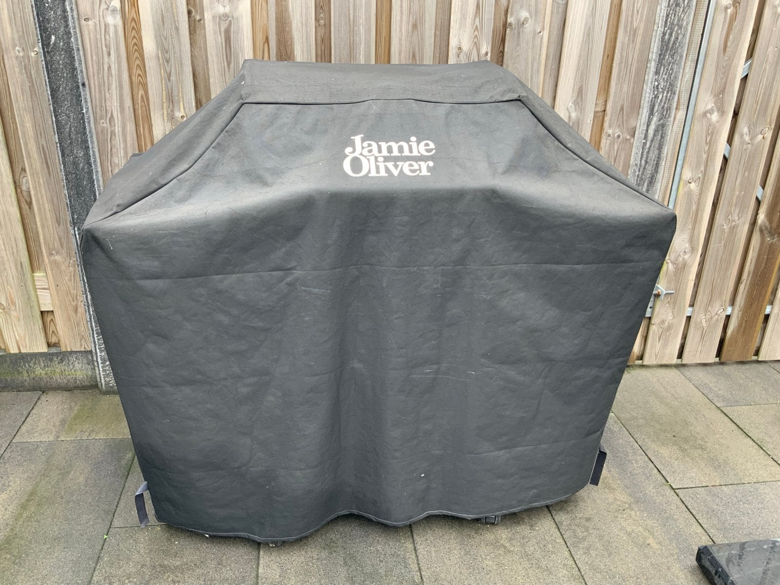 Jamie Oliver gasbarbecue met 3 branders en zijbrander, Tuin en Terras, Gasbarbecues, Ophalen, Gebruikt