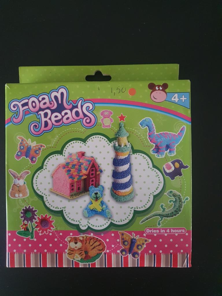 Nieuwe Foam Beads Knutselset -, Ophalen of Verzenden, Nieuw