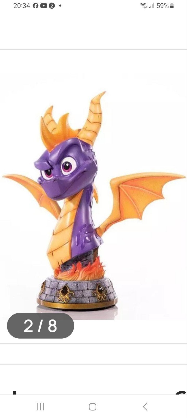 First 4 Figures Spyro Life-size Buste, Ophalen of Verzenden, Zo goed als nieuw