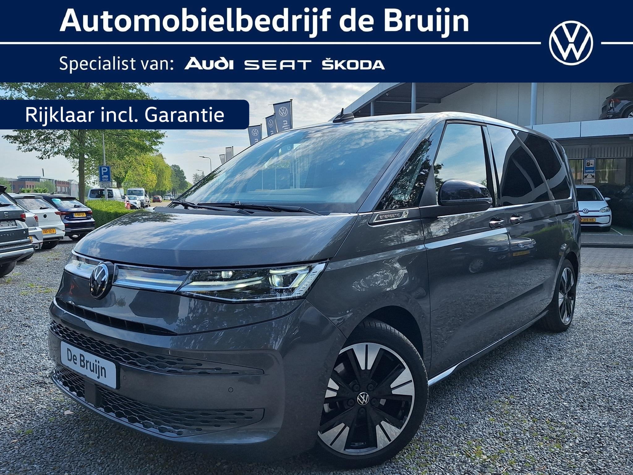 Volkswagen T7 Multivan Hybrid DSG 7p Energetic (Pano,Camera,, 12 maanden, Stof, 7 stoelen, Hybride Elektrisch/Benzine
