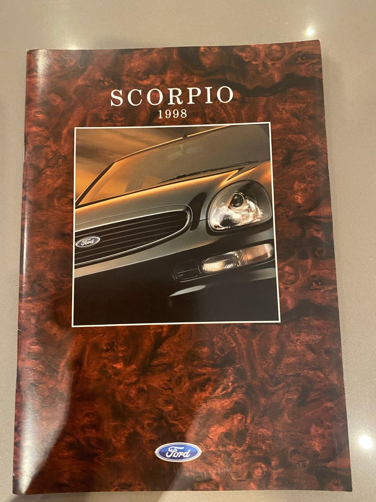 Originele Ford Scorpio folder uit 1998, Ophalen of Verzenden, Gelezen, Ford