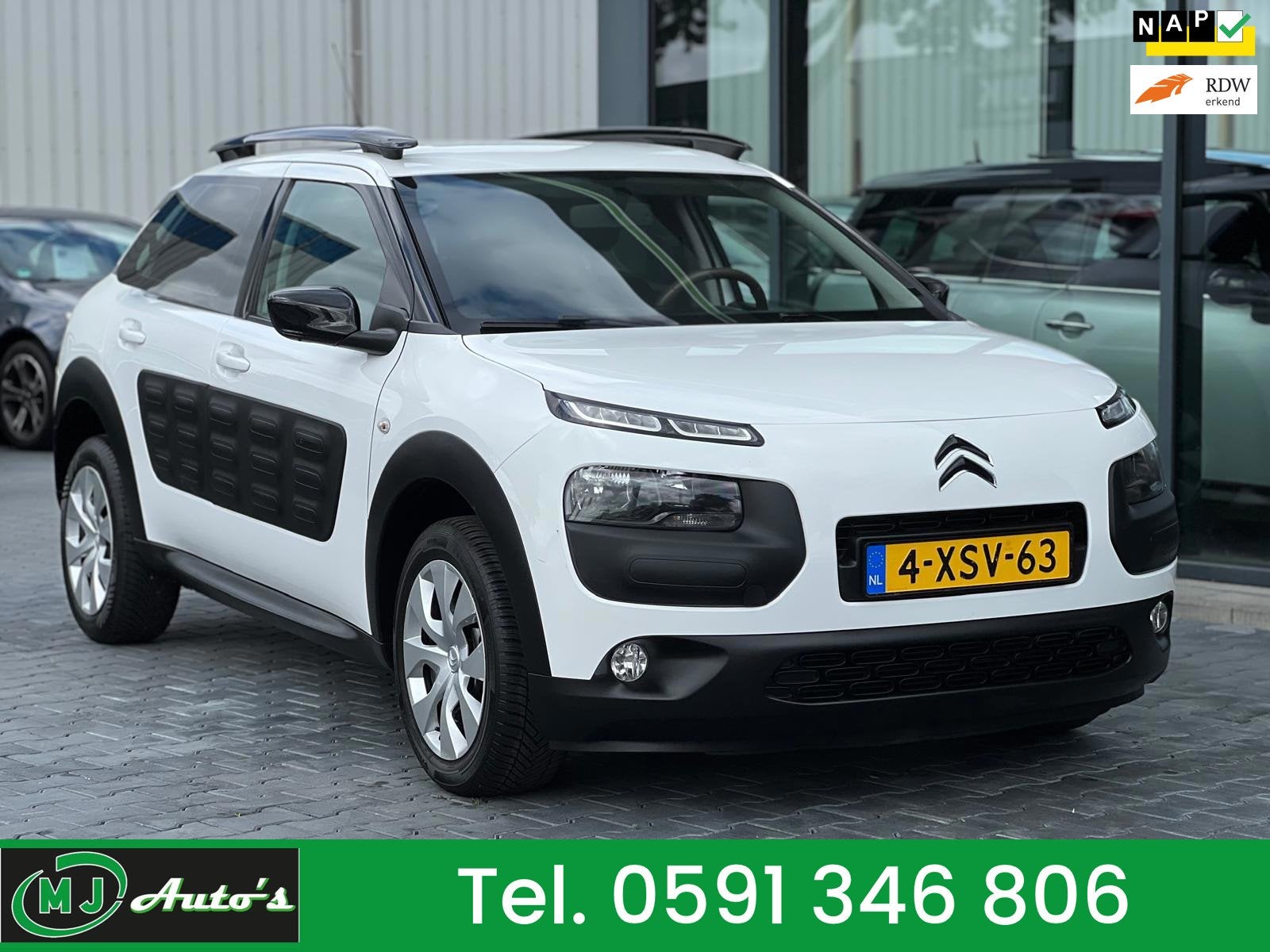 Citroen C4 Cactus 1.2 E-VTi FEEL 5DRS AUTOMAAT APK, Auto's, Citroën, Stof, 82 pk, Origineel Nederlands, 3 cilinders