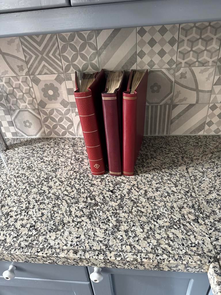Schaubek postzegelalbums Israël - Gestempeld en Postfris, Ophalen, Zo goed als nieuw