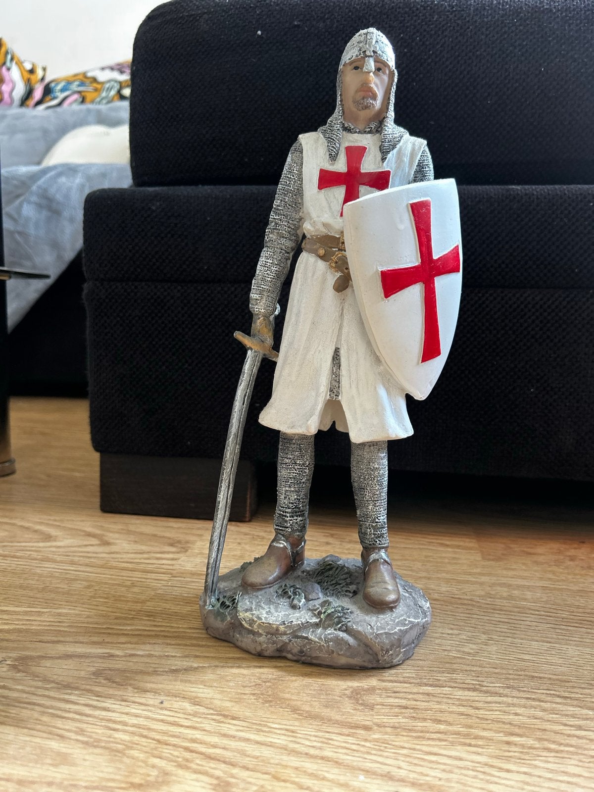 Tempelier Ridder Beeldje met Zwaard en Schild, Ophalen of Verzenden, Zo goed als nieuw, Fantasy