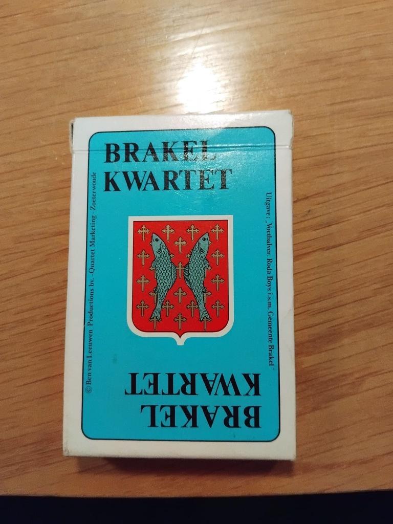 Kwartetspel Brakel - Nostalgisch kwartet zgan, Verzamelen, Speelkaarten, Jokers en Kwartetten, Ophalen of Verzenden, Zo goed als nieuw