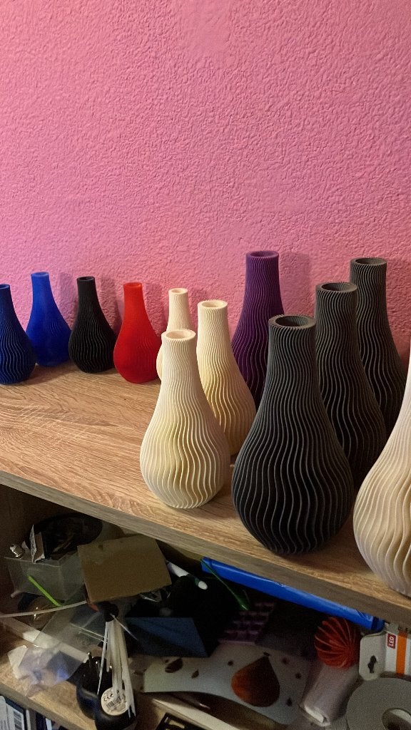 Decoratieve 3D geprinte vazen, Ophalen, Meerkleurig, Nieuw, Kunststof