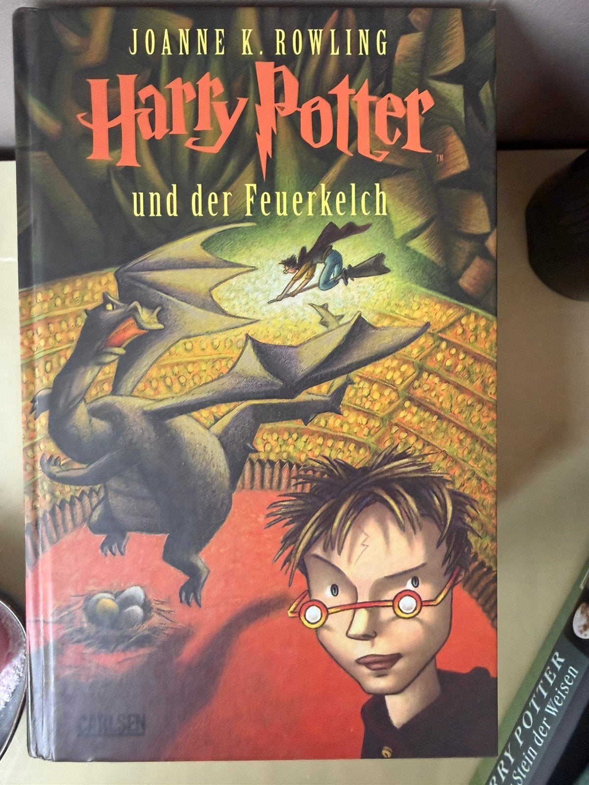 Harry potter duitse versie 5 delen, Ophalen of Verzenden, Zo goed als nieuw, Boek of Poster