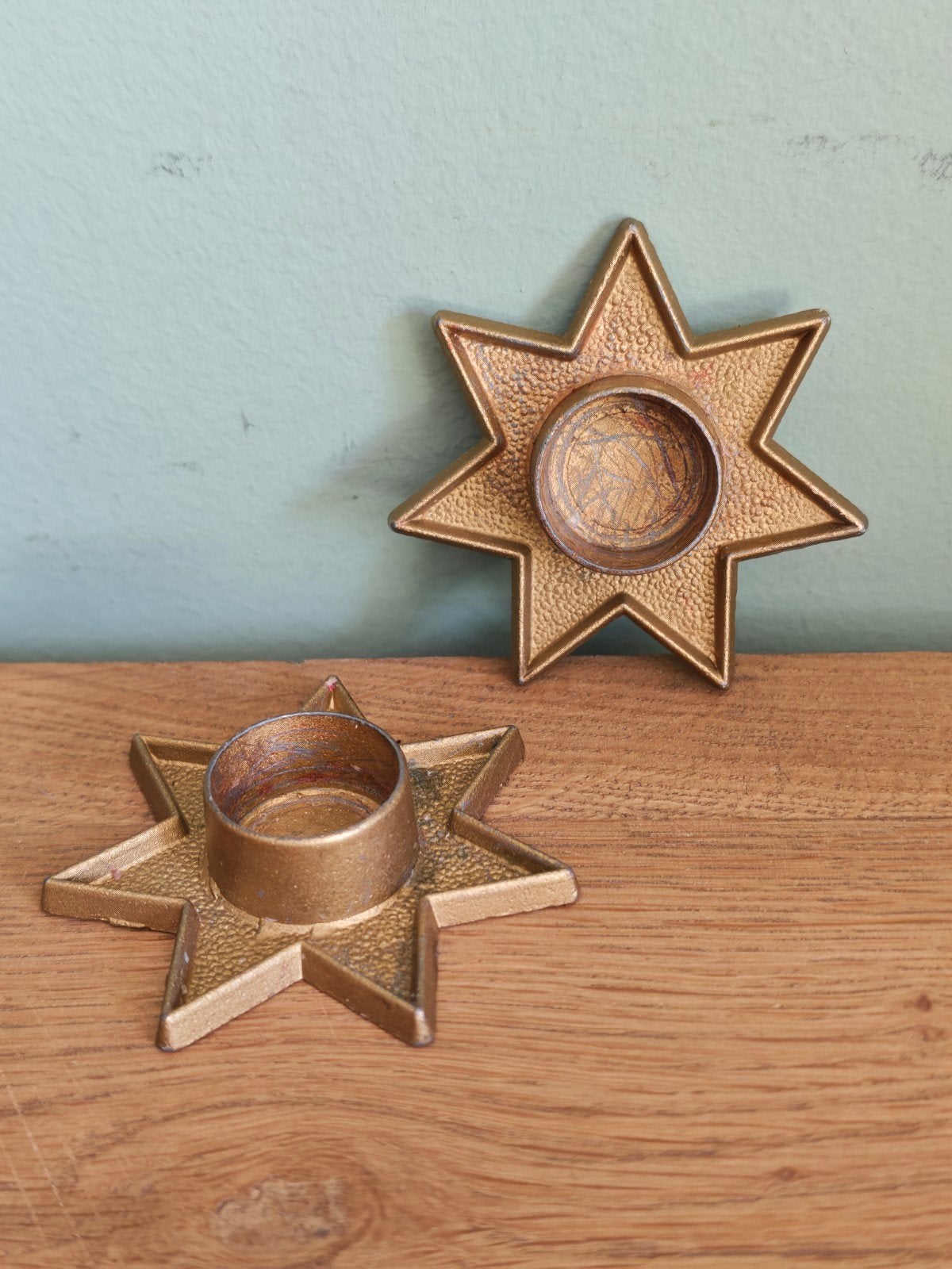 Vintage Deense Paro Design ster kandelaar – Mid-Century mode, Verzenden, Gebruikt