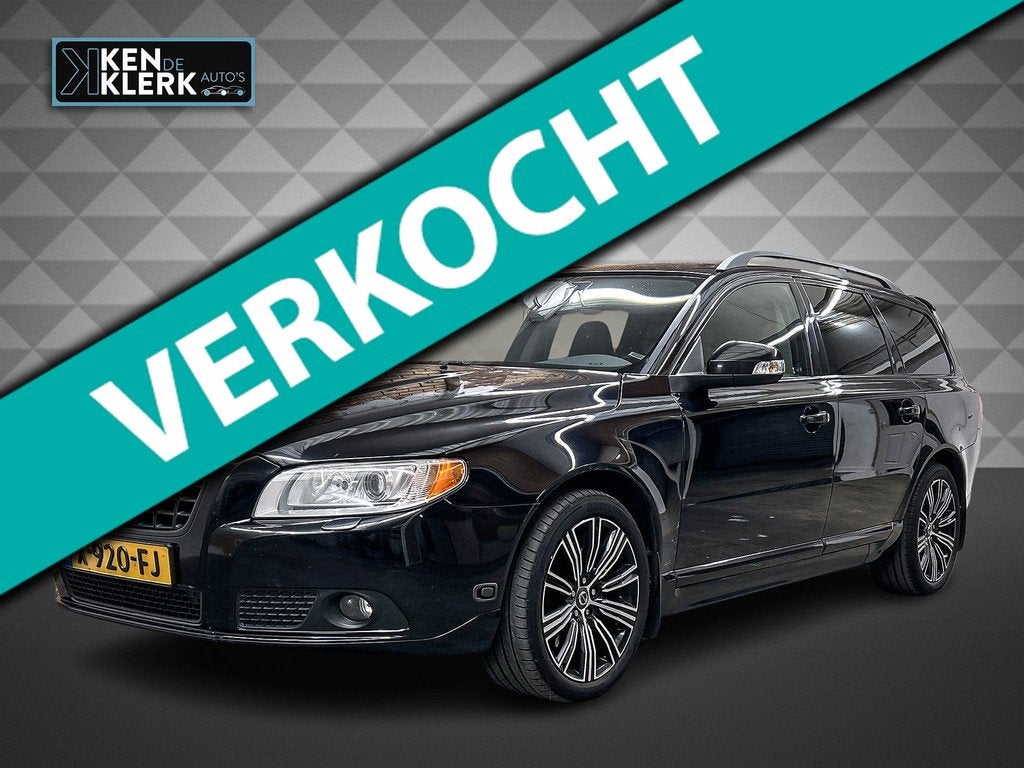 Volvo V70 2.5FT Summum Verkocht!, Auto's, Volvo, Gebruikt, Zwart, Overige brandstoffen, Handgeschakeld