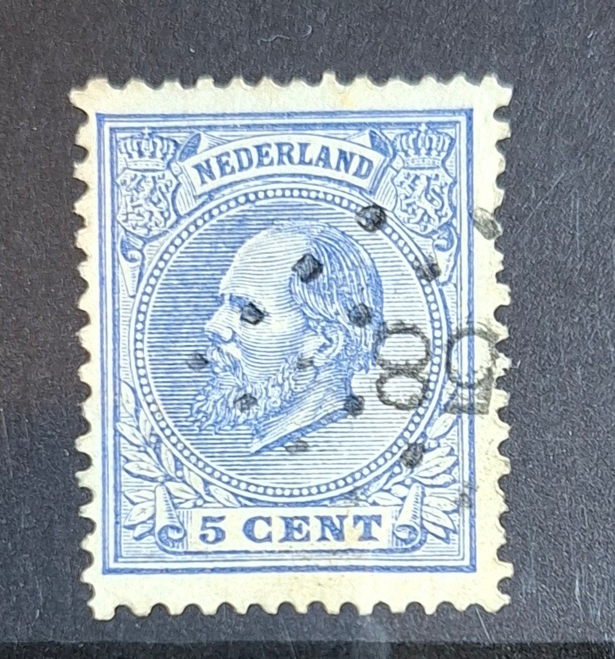 puntstempel zegel nr 58 Heusden, Postzegels en Munten, Ophalen of Verzenden