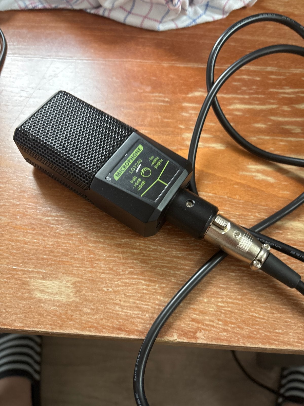 LGT240 Condensator Microfoon - Studio Kwaliteit, Ophalen, Gebruikt, Studiomicrofoon