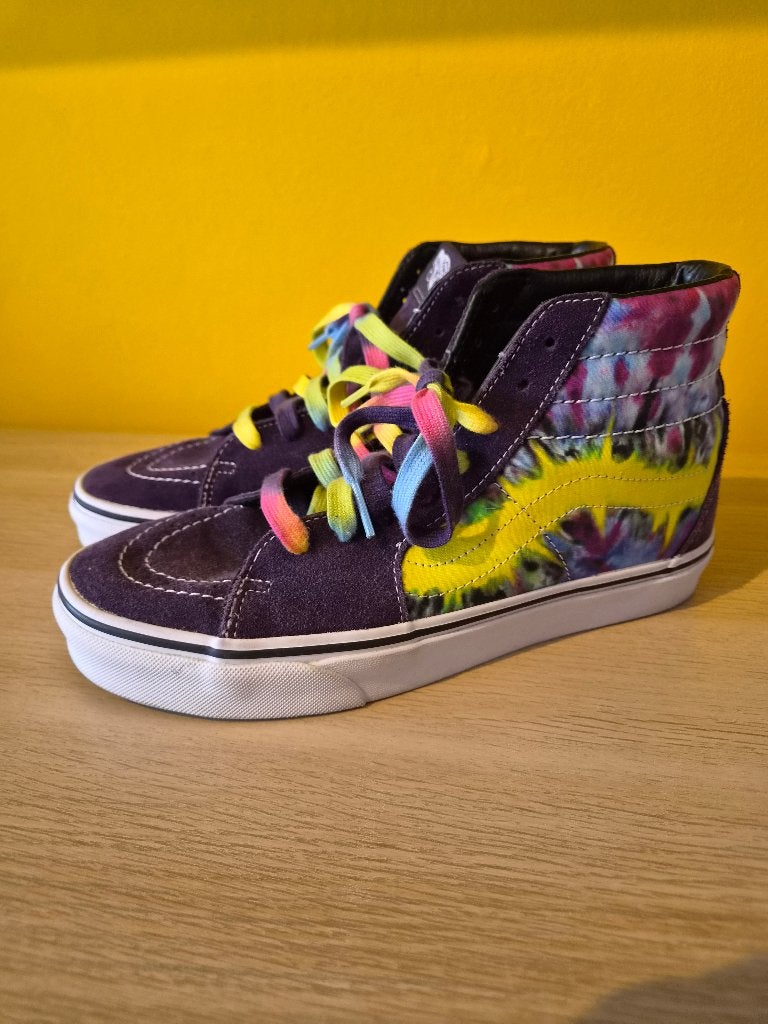 Vans Sk8-Hi Tie Dye maat 40 – zo goed als nieuw, Overige kleuren, Ophalen of Verzenden, Vans, Sneakers of Gympen