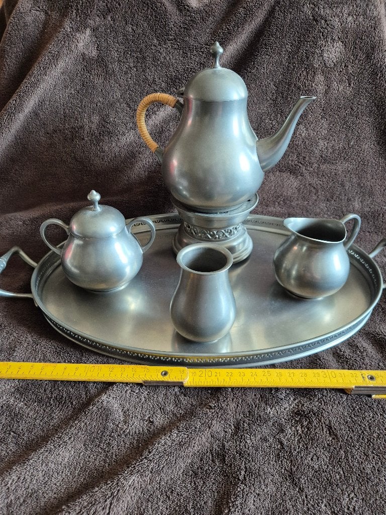 Vintage tinnen set, Antiek en Kunst, Ophalen