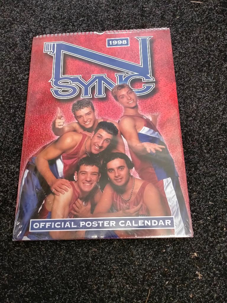 NSync N Sync boyband groep muziek kalender 1998 98, Ophalen of Verzenden, Zo goed als nieuw, Overige typen