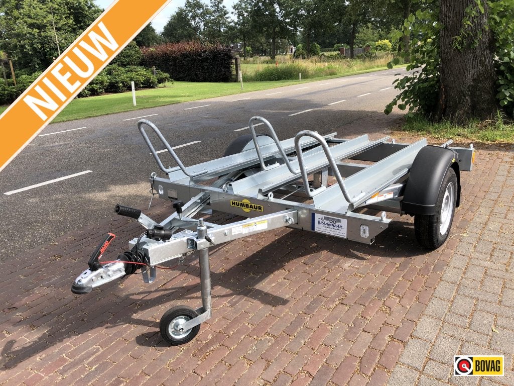 Humbaur motor trailer 3 motoren 1.795,00 incl. btw / leges, Auto diversen, Aanhangers en Bagagewagens, Gebruikt