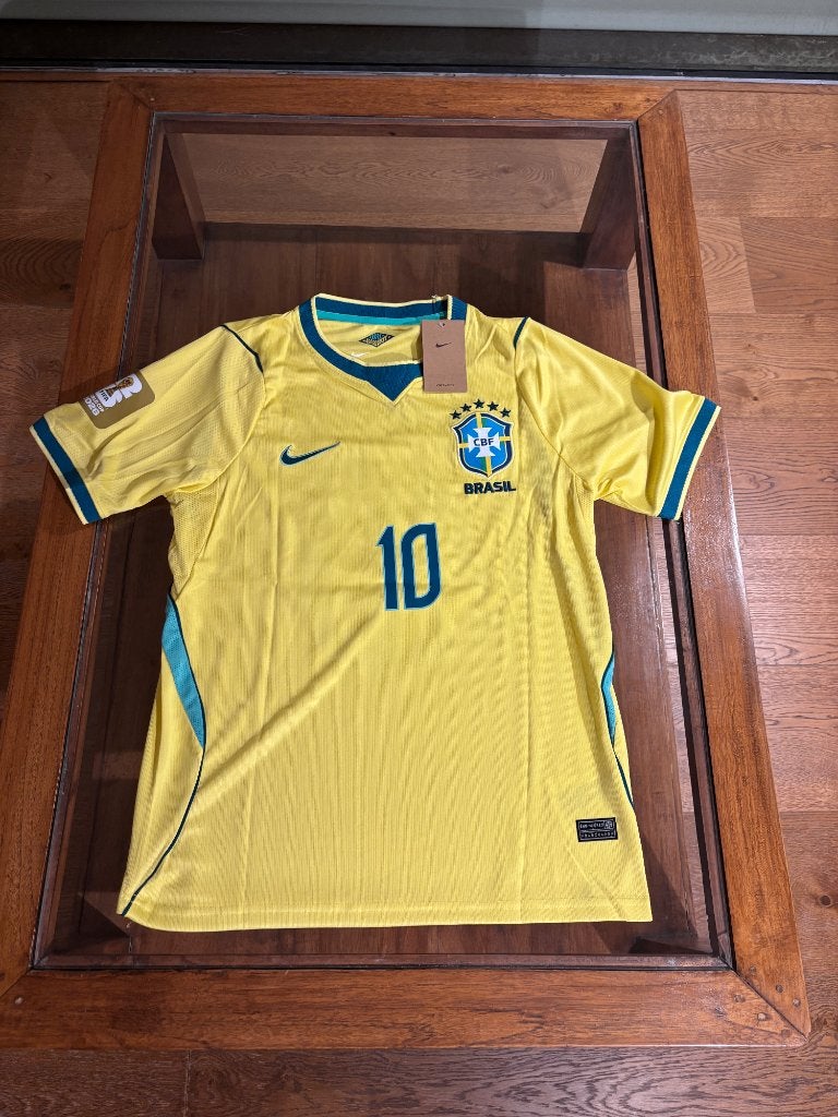 Brazilië Neymar Jr #10 shirt WK 2026 - maat M - NIEUW, Maat M, Ophalen of Verzenden, Nieuw, Shirt