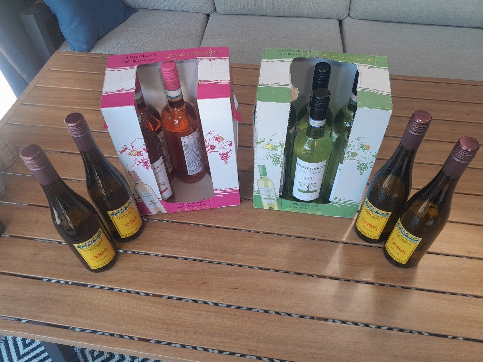 Wijn - Droge witte, Rosé en rode, Verzamelen, Wijnen, Ophalen, Nieuw, Overige gebieden, Vol