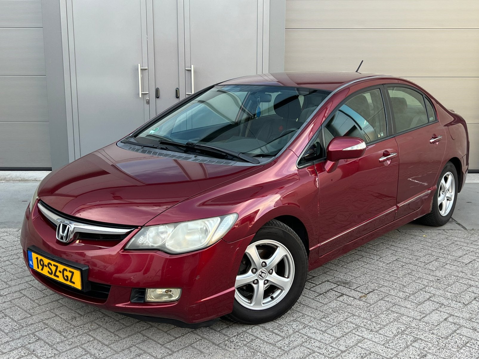 Goedrijdende Honda Civic 1.3 Vtec Hybride Automaat/Apk/100%!, Bedrijf, Grijs, 22 km/l, Sedan
