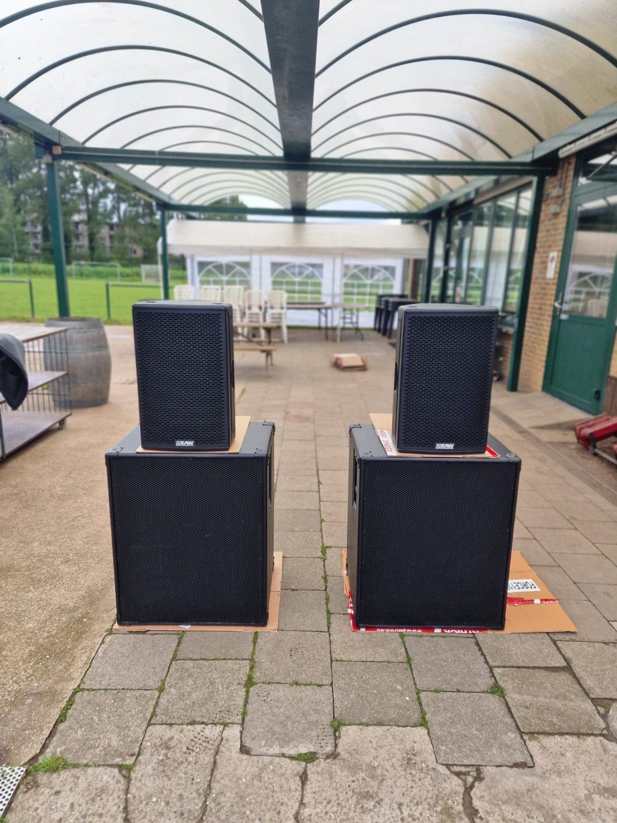 Eaw sb250 en eaw jf290z set, Audio, Tv en Foto, Luidsprekers, Stereo speakers, Inclusief kabels, Ophalen of Verzenden, Zo goed als nieuw