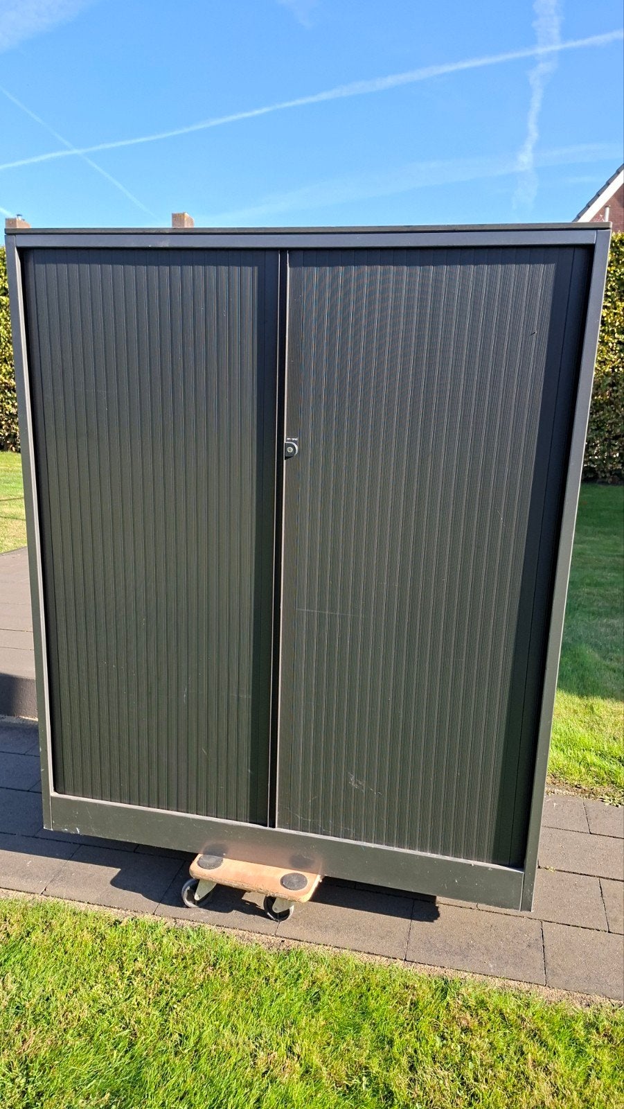 roldeurkast ahrend verstelbare plateau's, Huis en Inrichting, Ophalen, Gebruikt, 100 tot 150 cm, 100 tot 150 cm
