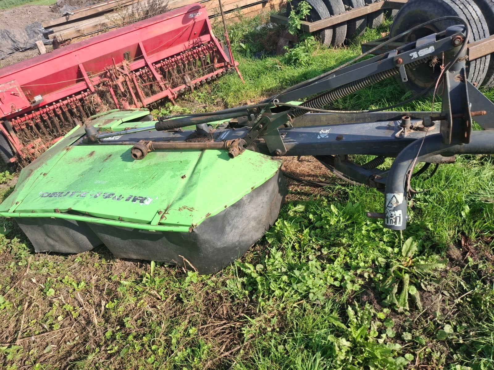 Deutz K 3.21 trommelmaaier onderdelen, Ophalen