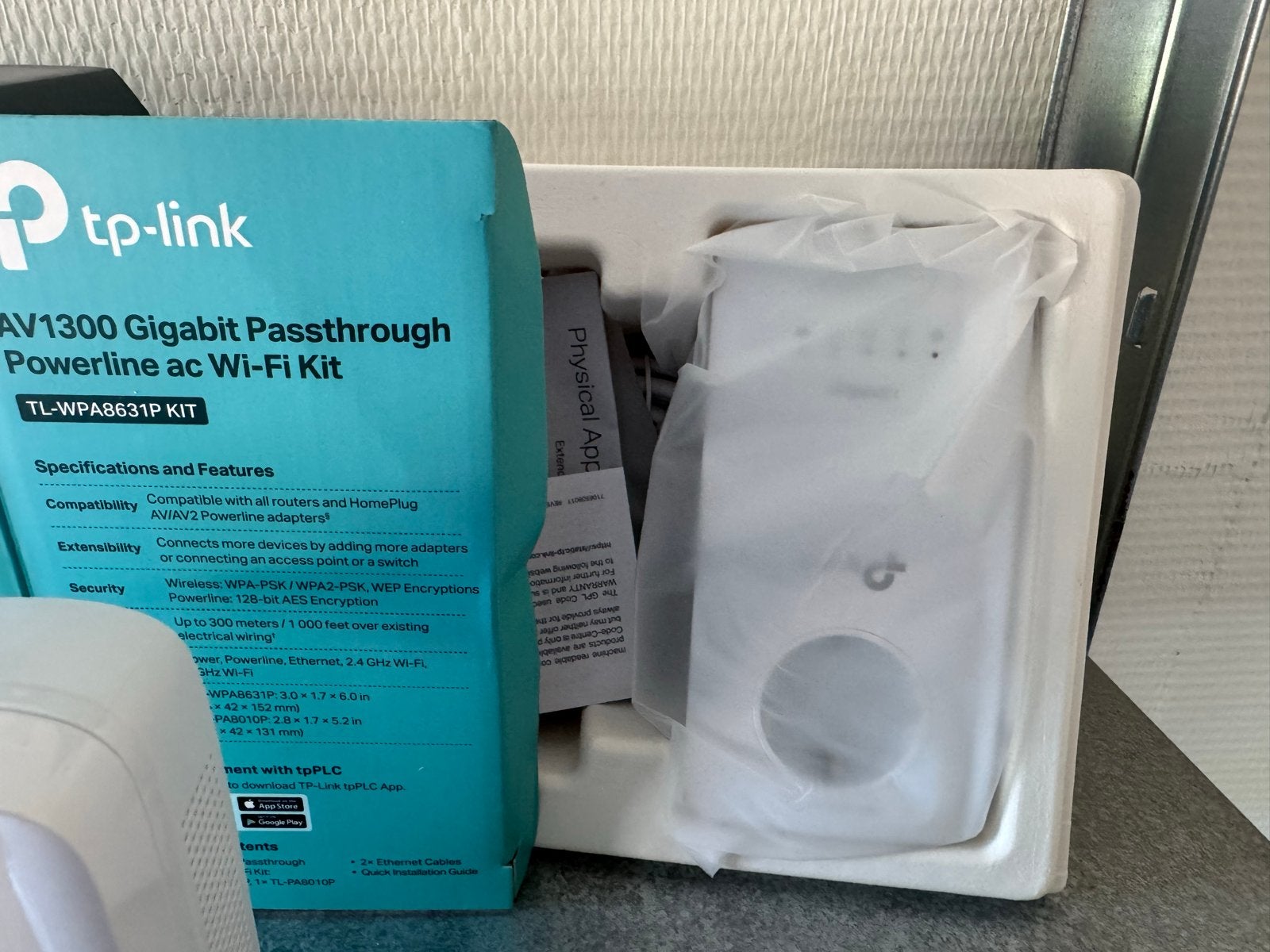 TP-Link AV1300 Gigabit Powerline ac Wi-Fi Kit, Ophalen, Zo goed als nieuw