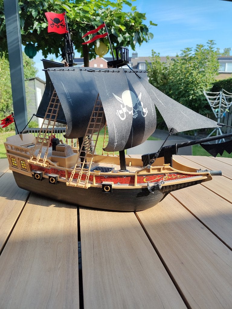 Playmobile Piratenschip, Pirates, Gebruikt, Losse onderdelen, Ophalen of Verzenden