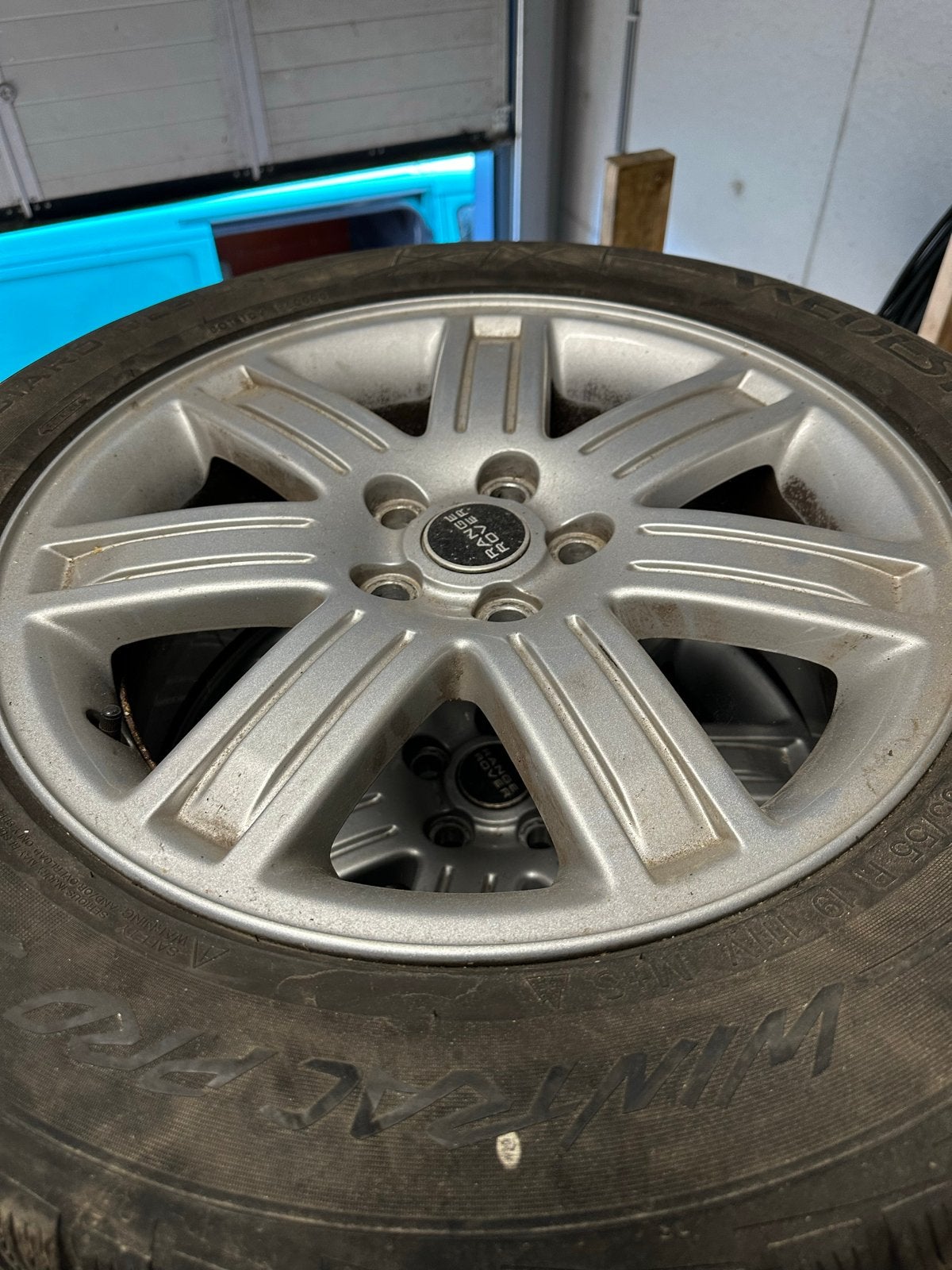 Set 19" aluminium velgen voor Range Rover L322, Auto-onderdelen, Banden en Velgen, Gebruikt, 255 mm, Banden en Velgen, Winterbanden