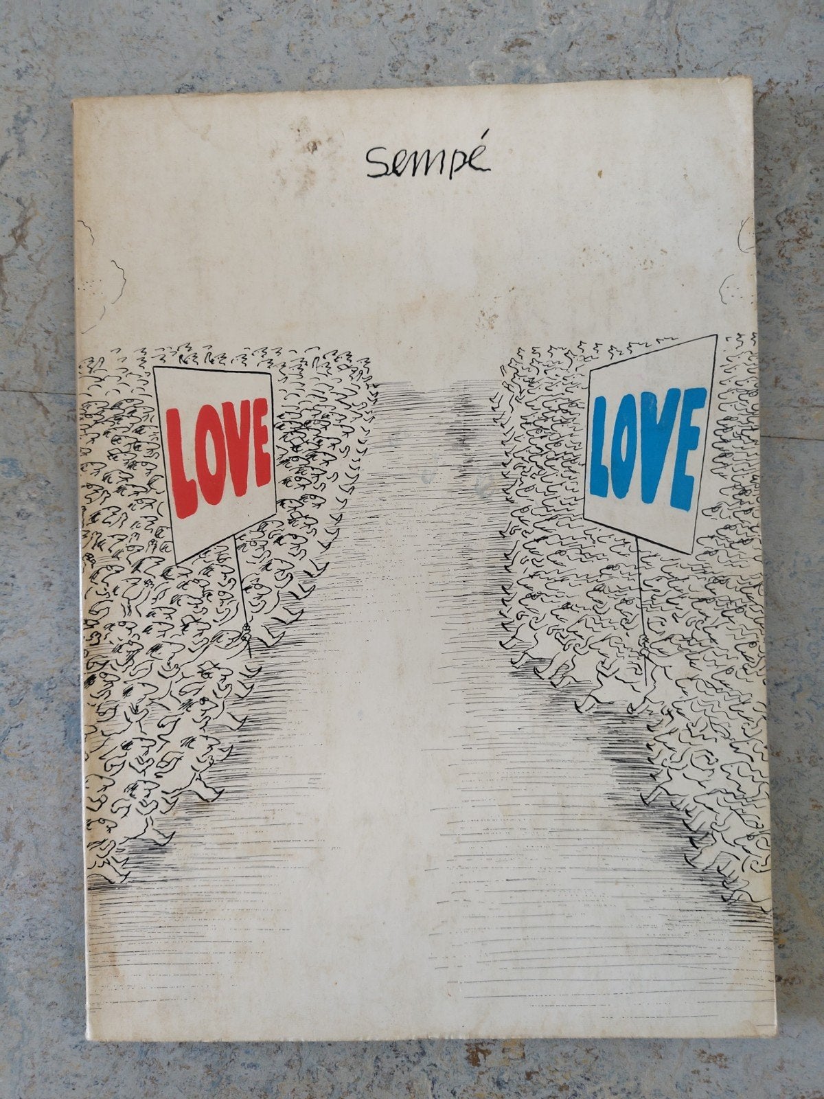 Sempé - Liefde (Love) - Geïllustreerd Boek, Ophalen of Verzenden, Gelezen, Jean-Jacques Sempé, Nederland
