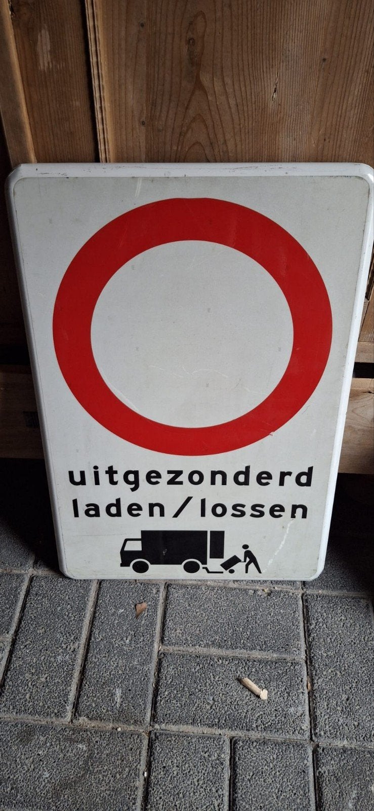 Verboden in te rijden bord, Ophalen, Gebruikt, Overige typen