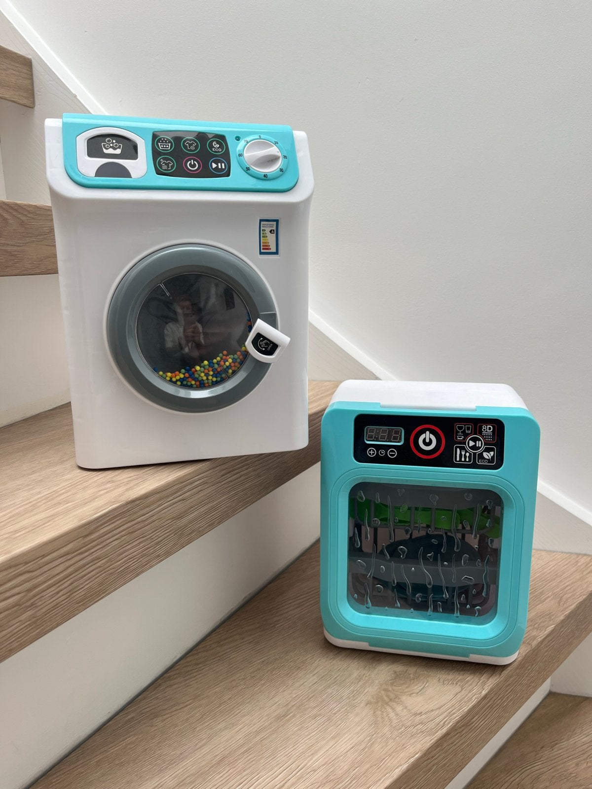 Speelgoed wasmachine, vaatwasser en stofzuiger set, Ophalen, Zo goed als nieuw, Jongen of Meisje