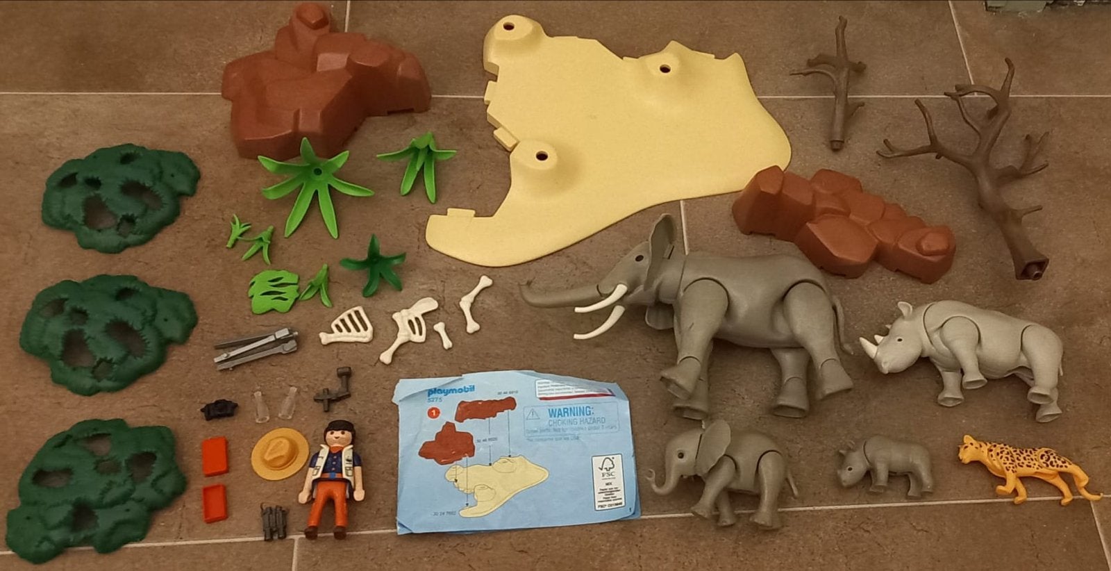 Playmobil 5275 Afrikaanse Savanne met Dieren en Figuren, Verzenden, Zo goed als nieuw, Jongen of Meisje